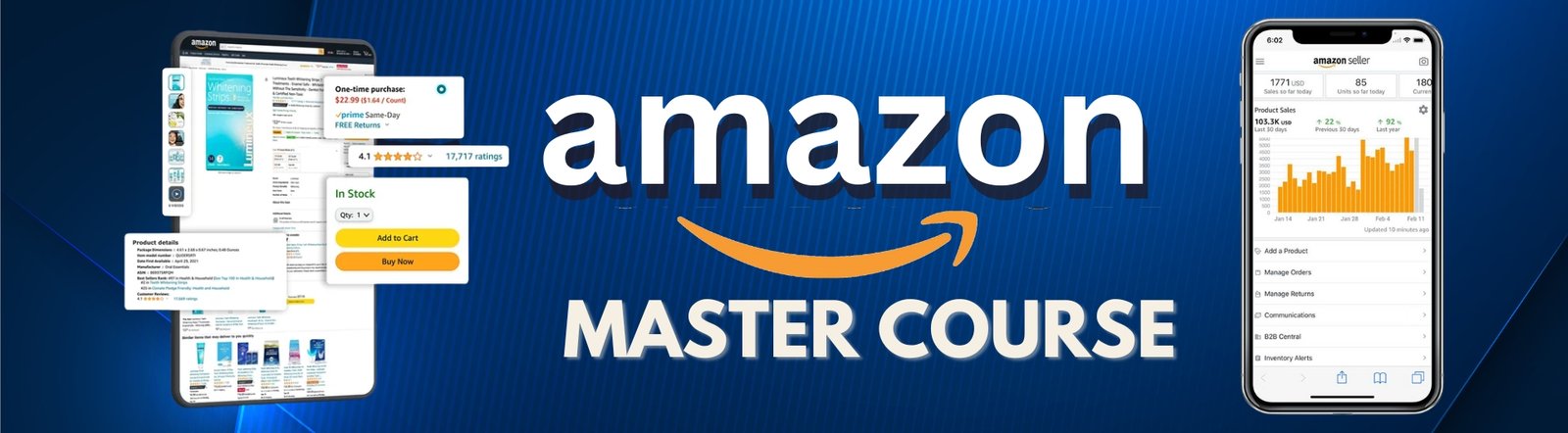 Amazon Master Course (All-In-One) From Basics to Expert-Level Amazon Selling